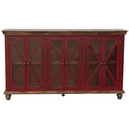Relaxed Vintage 6-Door Console